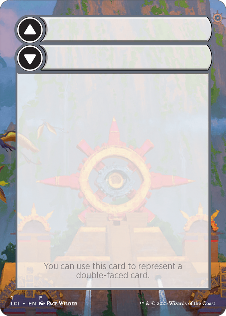 Double-Faced Substitute Card (SLCI-001) - The Lost Caverns of Ixalan Substitute Cards (Borderless)