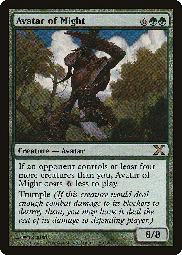 Avatar of Might (10E-251) - Tenth Edition