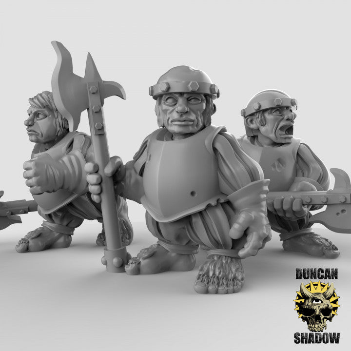Duncan Shadow - Halflings with Polearms