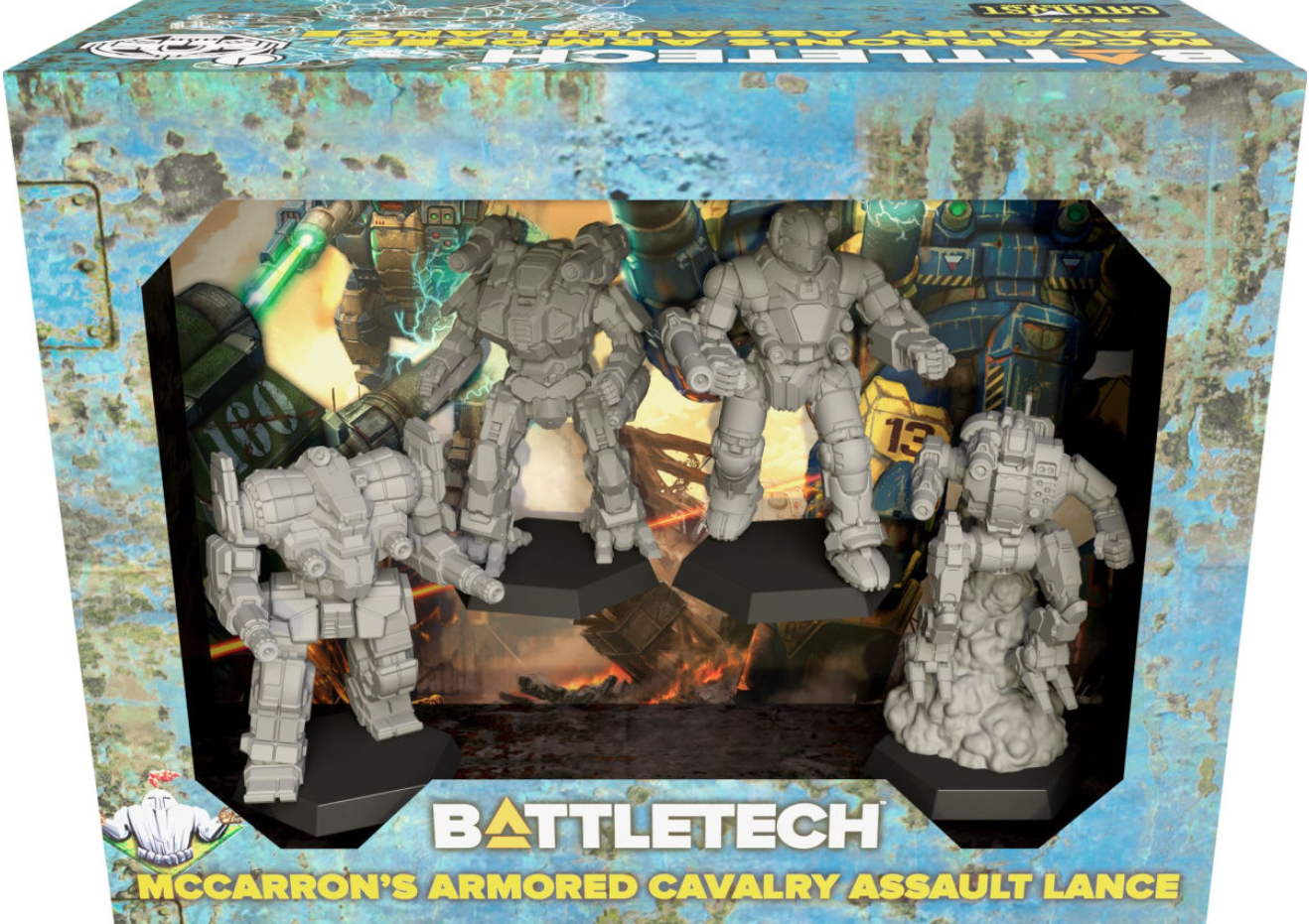 BATTLETECH MCCARRON'S ARMORED CAVALRY ASSAULT LANCE
