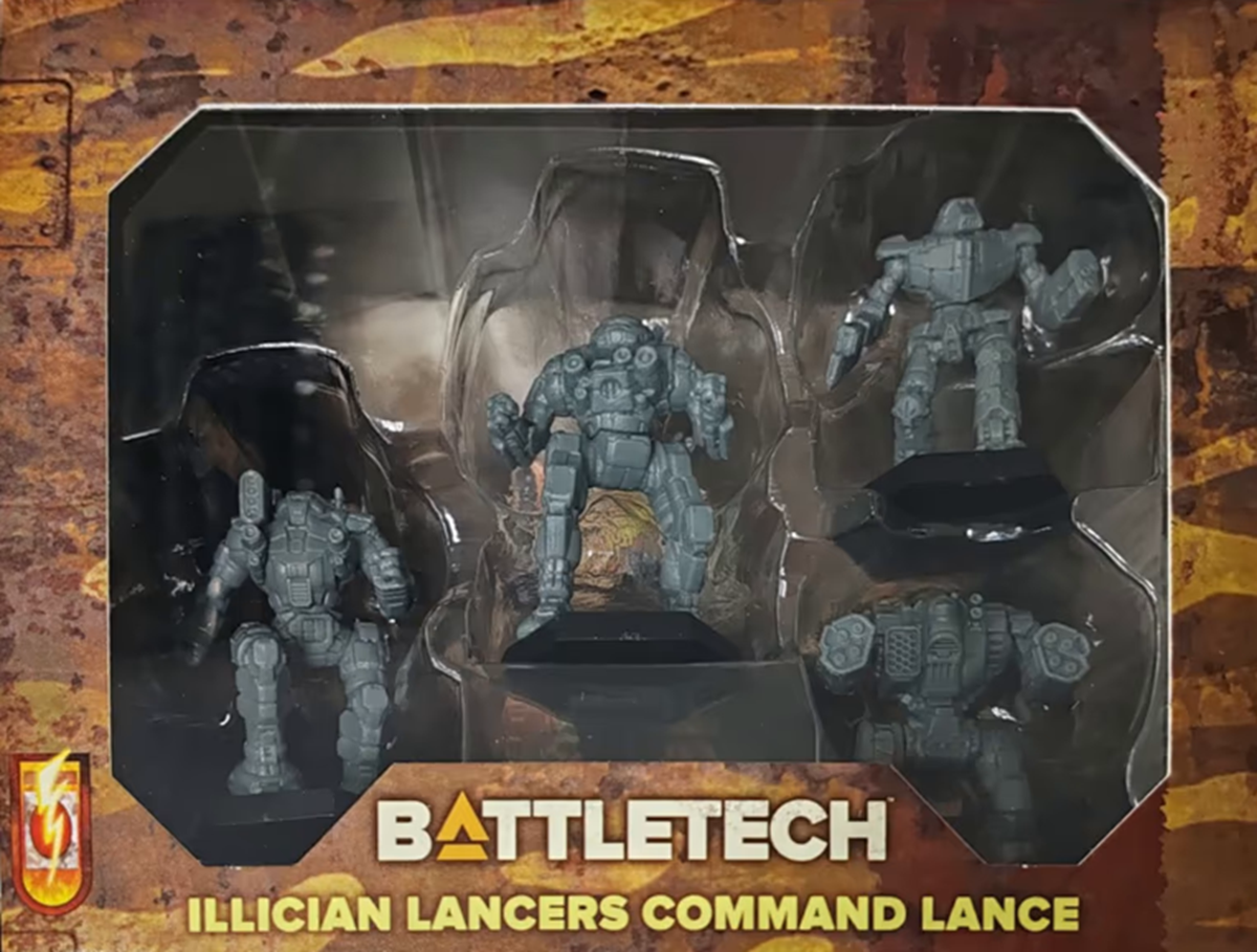 BATTLETECH ILLICIAN LANCERS COMMAND LANCE FORCE PACK