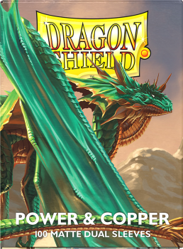 Dragon Shield: Power & Copper Dual Matte Sleeves