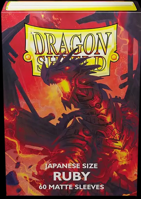 Dragon Shield Matte Sleeve - Ruby 60ct