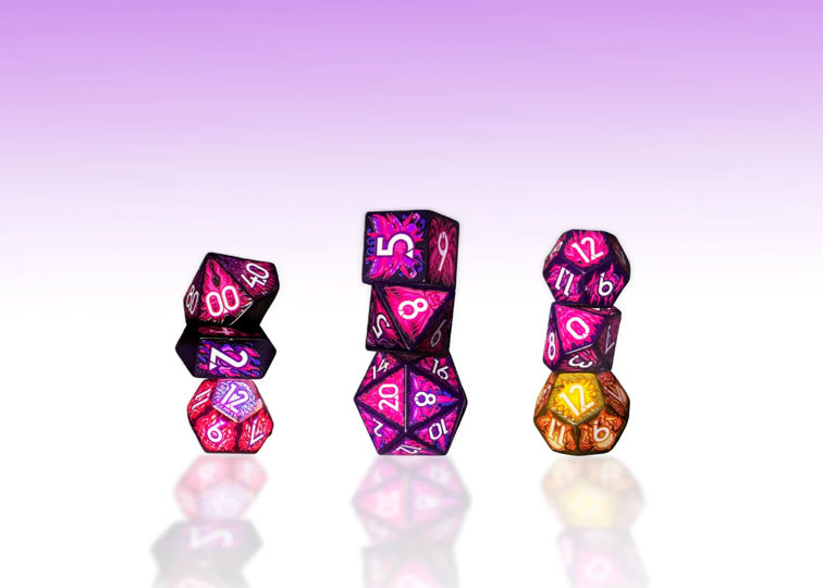DAGGERHEART HOPE & FEAR 9-DIE RPG SET WARLOCK