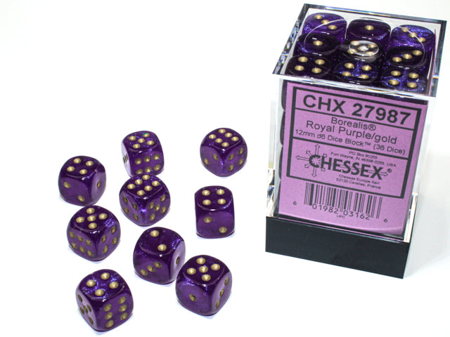 Chessex: Royal Purple/ gold
