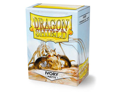 dragon shield matte sleeves ivory ogier 100 count