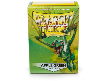 dragon shield matte sleeve apple green eliban 100 count