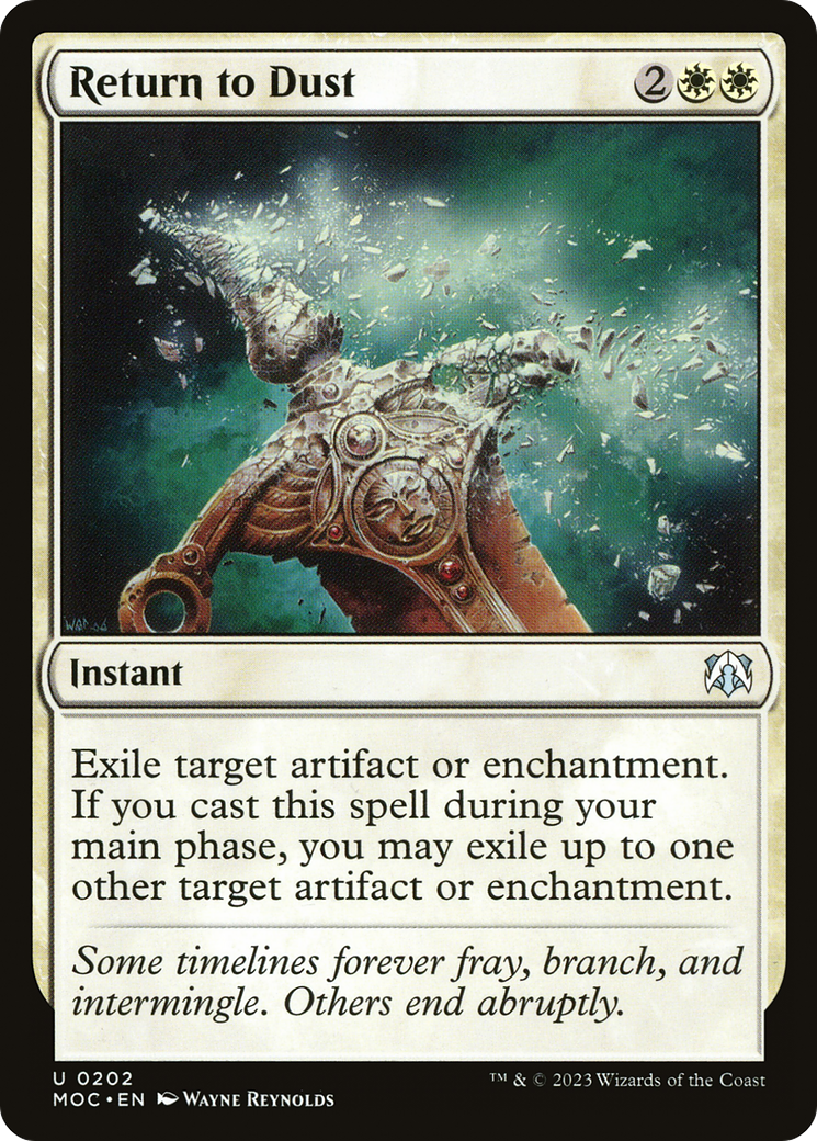 Return to Dust [March of the Machine Commander]