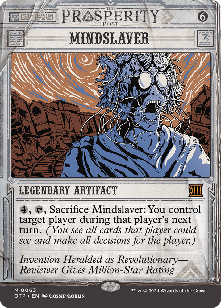 prosperity cards mtg thunder junction Mindslaver [Outlaws of Thunder Junction: Breaking News]
