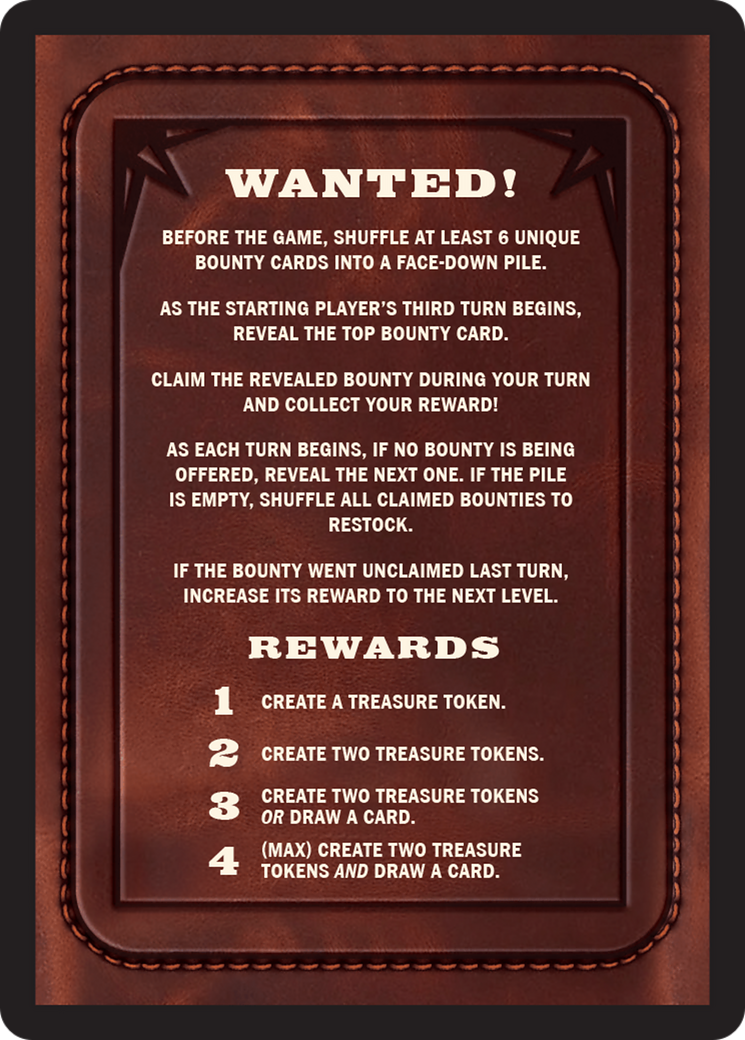 Bounty: Miron Tillas Jr. // Wanted! (TOTC-035) - Outlaws of Thunder Junction Commander Tokens Foil