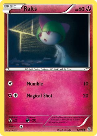 Ralts 052  XY  Ancient Origins - Common