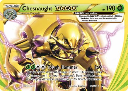 Chesnaught BREAK 012  - Holofoil XY  BREAKthrough - Ultra Rare