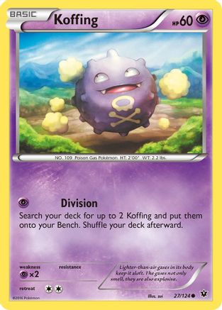 Koffing 027  XY  Fates Collide - Common