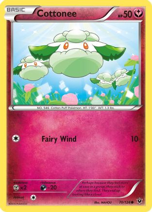 Cottonee 070  XY  Fates Collide - Common