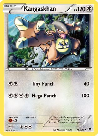 Kangaskhan 075  XY  Fates Collide - Uncommon