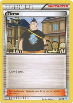 Tierno (20 - Suicune Deck)  XY Trainer Kit Pikachu Libre & Suicune - Common