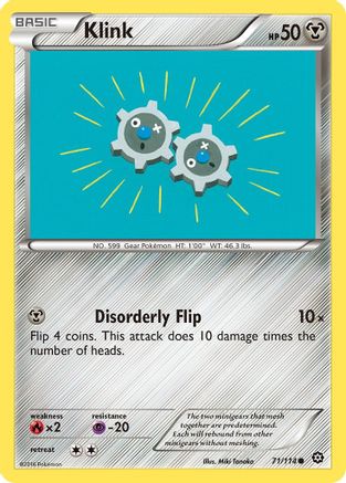 Klink 071  XY  Steam Siege - Common