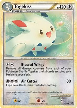 Togekiss - 9/90 (HGSS Undaunted)/090  Deck Exclusives - Rare