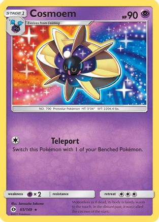 Cosmoem 065  - Reverse Holofoil SM Base Set - Rare