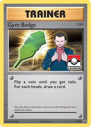 Gym Badge (Giovanni)  - Holofoil XY Promos - Promo