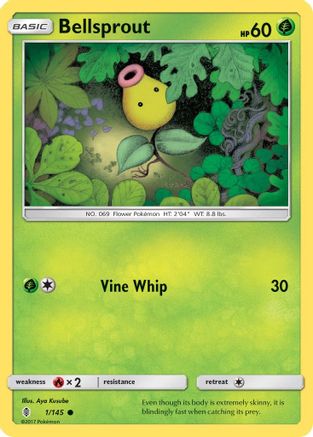 Bellsprout 001  SM  Guardians Rising - Common
