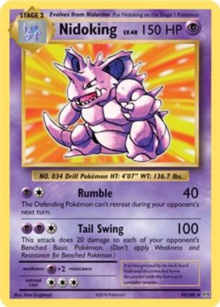 Nidoking (XY Evolutions) 045/108  Deck Exclusives - Rare