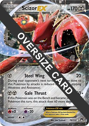 Scizor EX - 76/122/122  - Holofoil Jumbo Cards - Promo