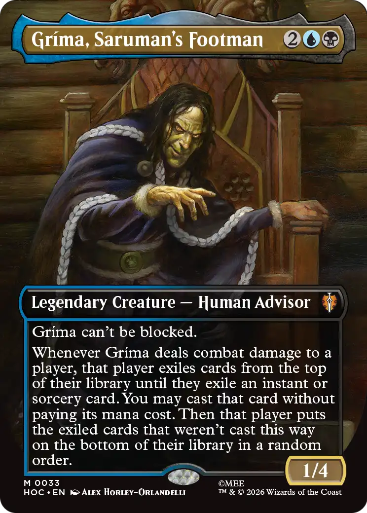 Grima, Saruman's Footman (Borderless) [The Hobbit: Eternal-Legal]