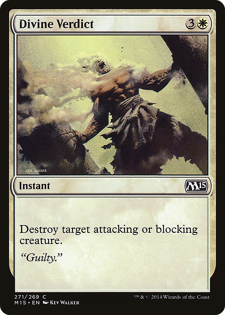 Divine Verdict (M15-271) - Magic 2015 Foil