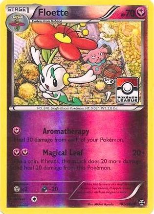 Floette (Pokemon League) 102/162  - Reverse Holofoil League & Championship Cards - Promo