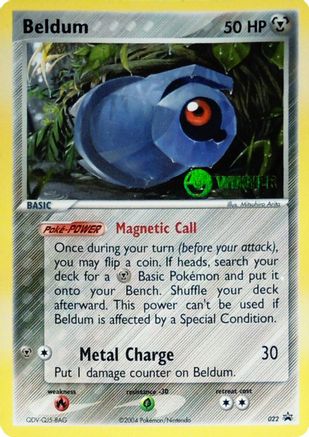 Beldum - 022 (League Promo) [Winner]  League & Championship Cards - Promo