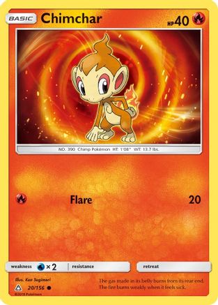 Chimchar (20)/156  SM  Ultra Prism - Common