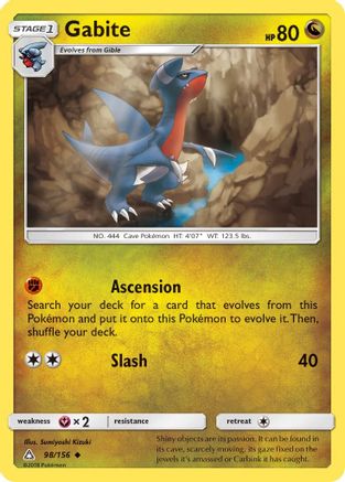 Gabite 098  SM  Ultra Prism - Uncommon