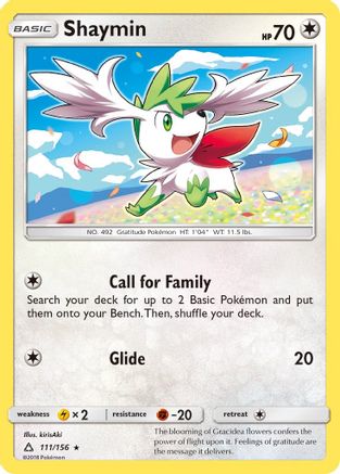 Shaymin (111)  SM  Ultra Prism - Rare