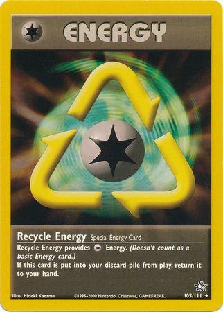 Recycle Energy 105  - Unlimited Neo Genesis - Rare