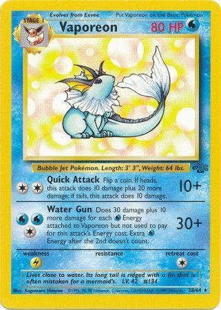 Vaporeon (28) (28) 028  - Unlimited Jungle - Rare