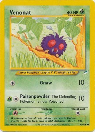 Venonat 090  - Unlimited Neo Destiny - Common
