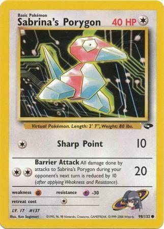 Sabrina's Porygon 098  - Unlimited Gym Challenge - Common