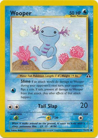 Wooper 071  - Unlimited Neo Discovery - Common