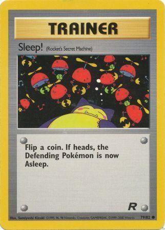 Sleep! (Rocket's Secret Machine) 079  - Unlimited Team Rocket - Common