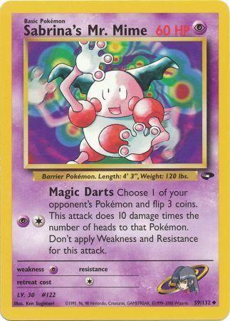 Sabrina's Mr. Mime 059  - Unlimited Gym Challenge - Uncommon