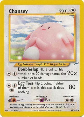Chansey 031  - Unlimited Neo Destiny - Uncommon