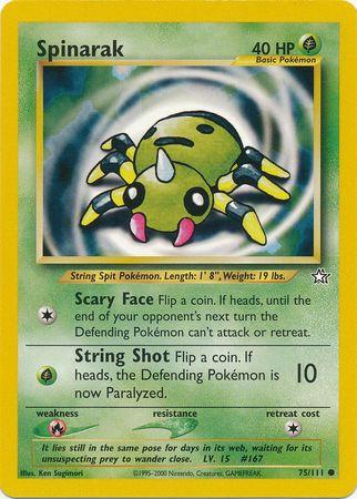 Spinarak 075  - Unlimited Neo Genesis - Common