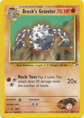 Brock's Graveler 040  - Unlimited Gym Heroes - Uncommon