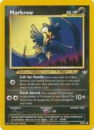 Murkrow 046  - Unlimited Neo Revelation - Common