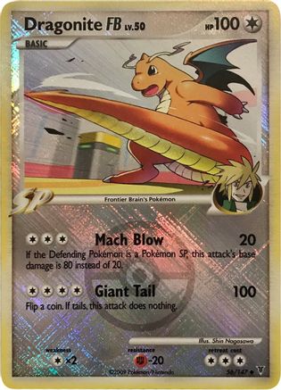 Dragonite FB (League Promo) 056/147  - Reverse Holofoil League & Championship Cards - Promo