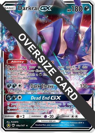Darkrai GX - 88a/147/147  - Holofoil Jumbo Cards - Promo