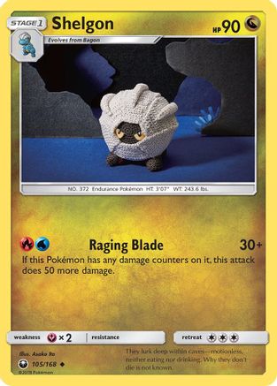 Shelgon 105  SM  Celestial Storm - Uncommon