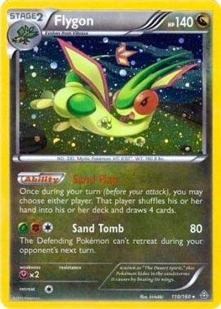 Flygon - 110/160 (Cosmos Holo)/160  - Holofoil Blister Exclusives - Promo