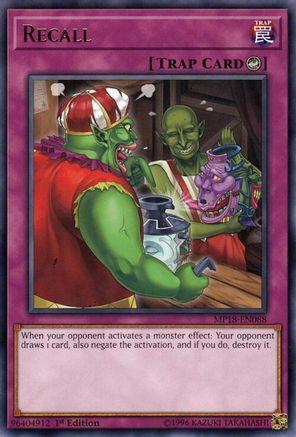 Recall (MP18-EN088) - 2018 Mega-Tins Mega Pack 1st Edition